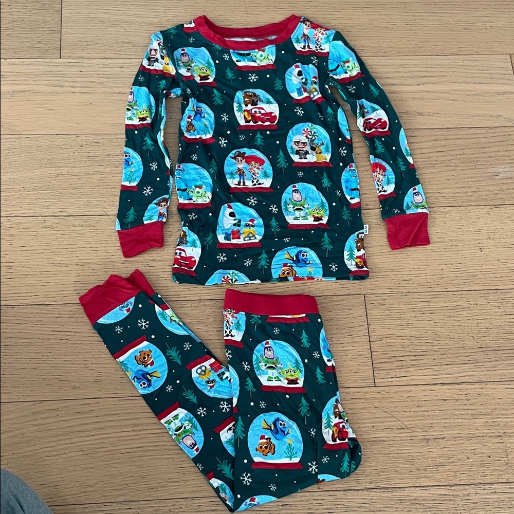 Little Sleepies Holiday Pajama Set - Red and Blue